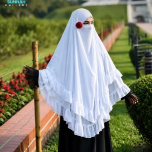সাফা হিজাব - সাদা কালার (কোড 0৪)