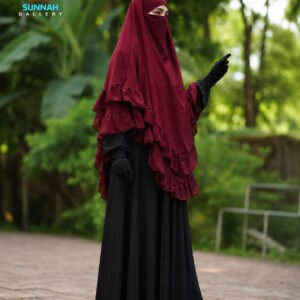 সাফা হিজাব - মেরুন কালার (কোড 0২)